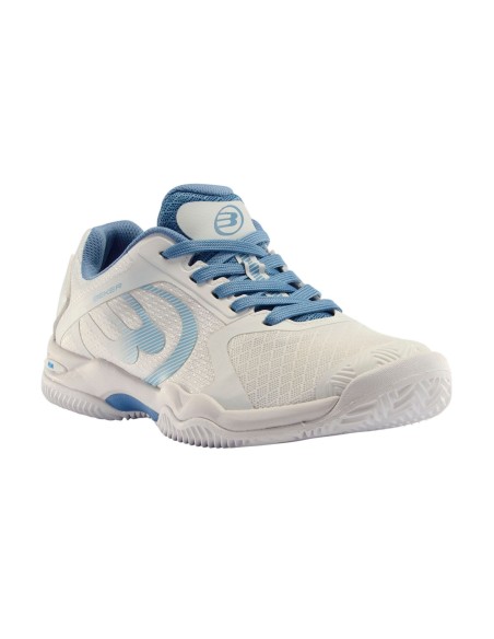 Zapatillas Bullpadel Beker 24v Blanco/Azul Mujer | Ofertas de pádel